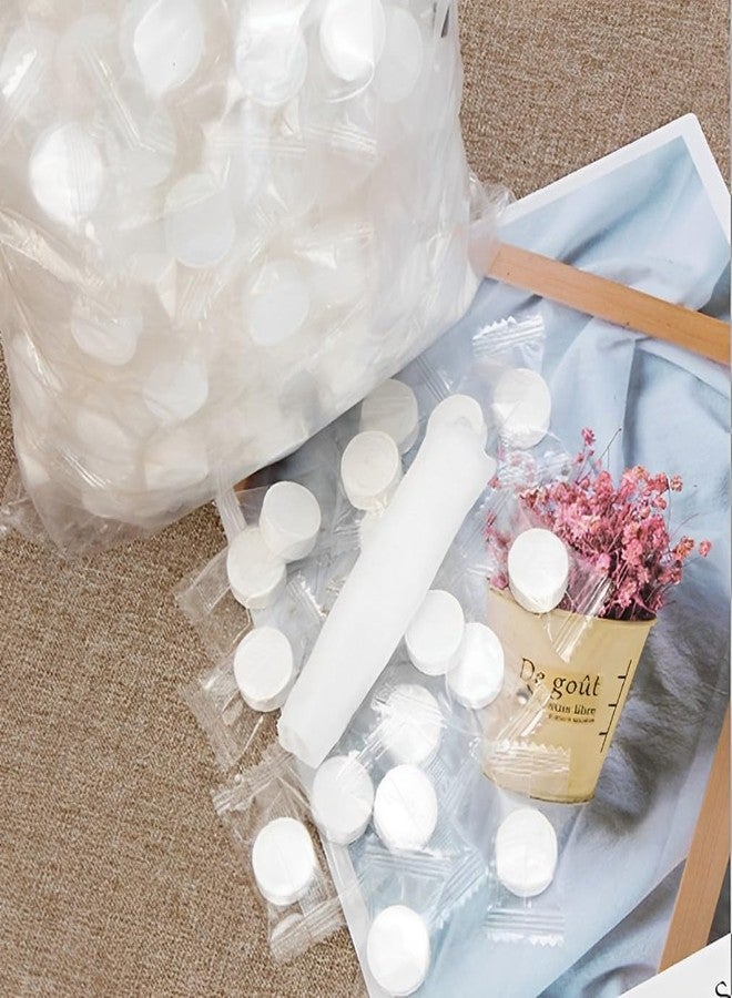 Swity Home 900 Pack Compressed Towel Coin Tissues Portable Wipe Napkin Paper Tablets Non-Woven Disposable Compressed Cotton Coin Tissue Towel Home Hand Wipes for Travel Camping Beauty Salon Outdoor - Image 4